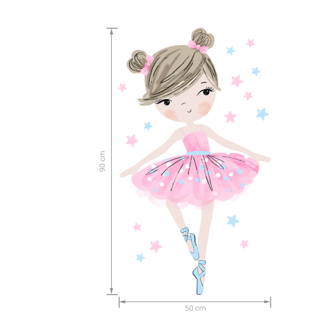 Wandsticker | Ballerina pink