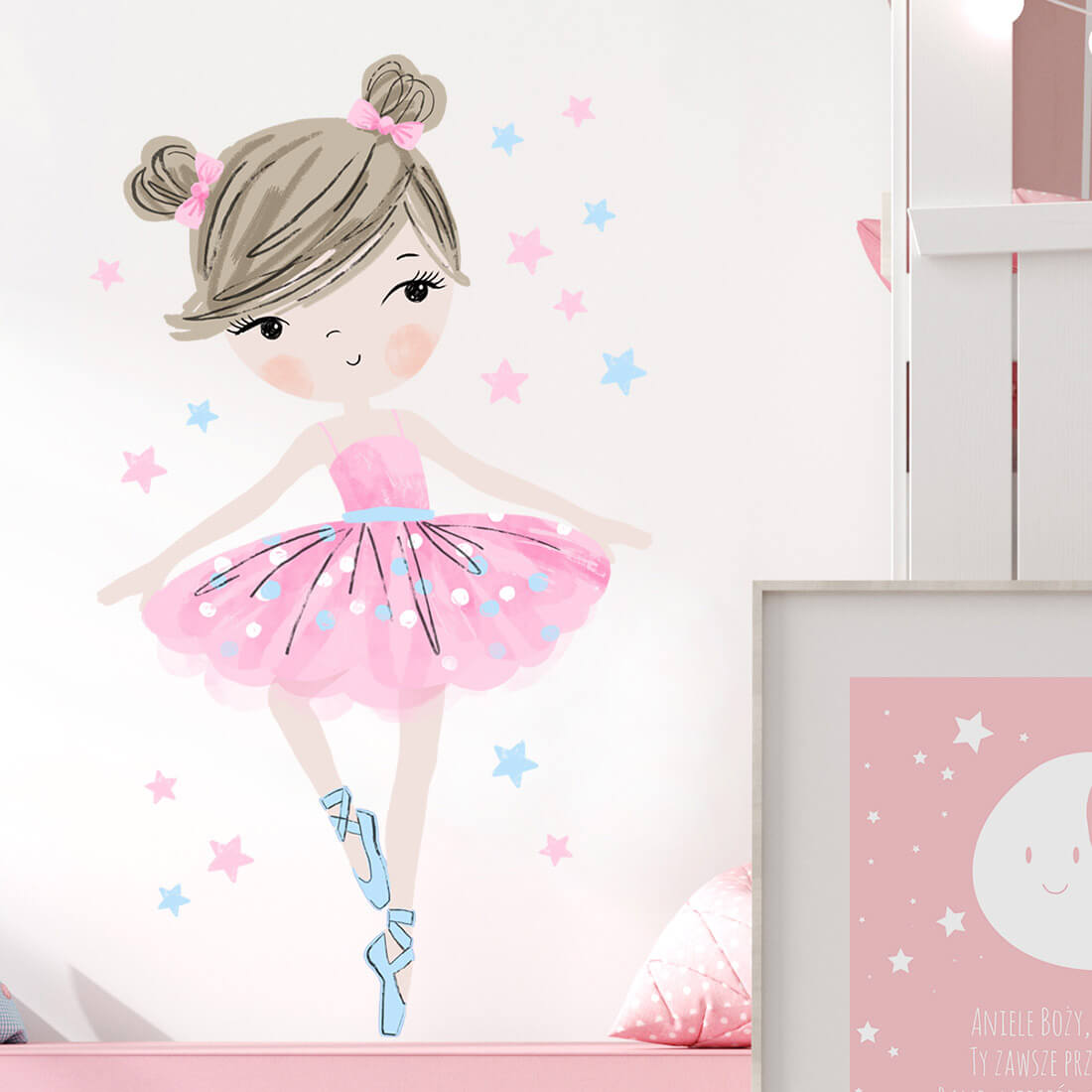 Wandsticker | Ballerina pink